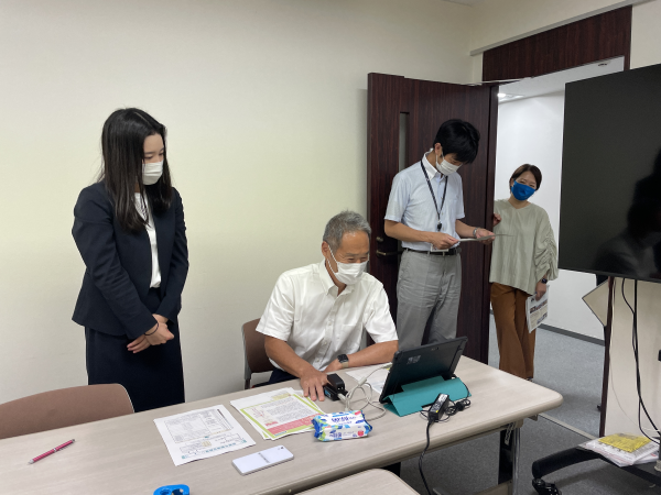 血管年齢測定会・ヘモグロビン測定会