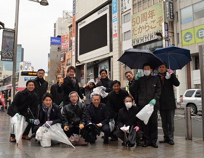 新宿年末クリーン作戦で心も街もキレイに