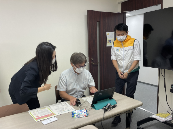 血管年齢測定会・ヘモグロビン測定会